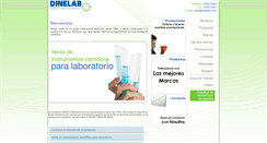 Desktop Screenshot of dinelab.com